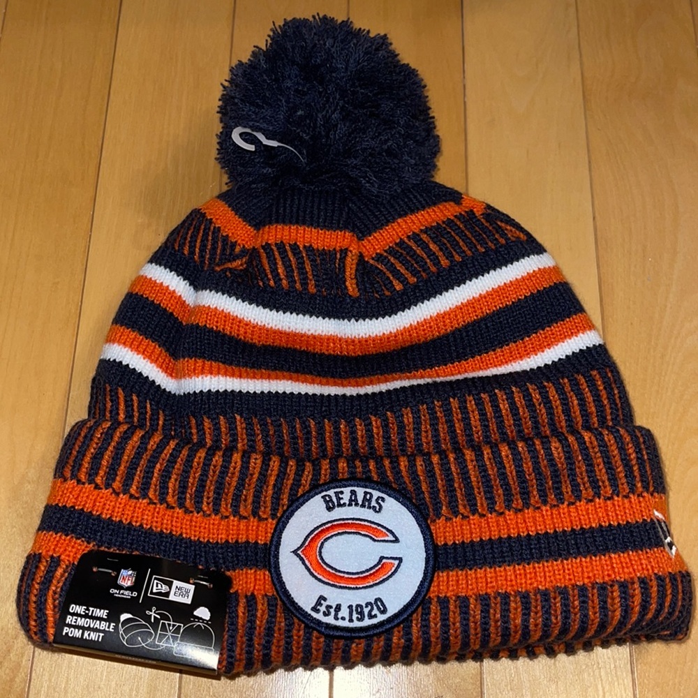 New Era Chicago Bears Football Winter Knit Beanie Hat